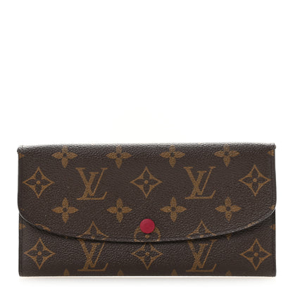 Louis Vuitton Monogram Emilie Wallet Fuchsia 1 of 11