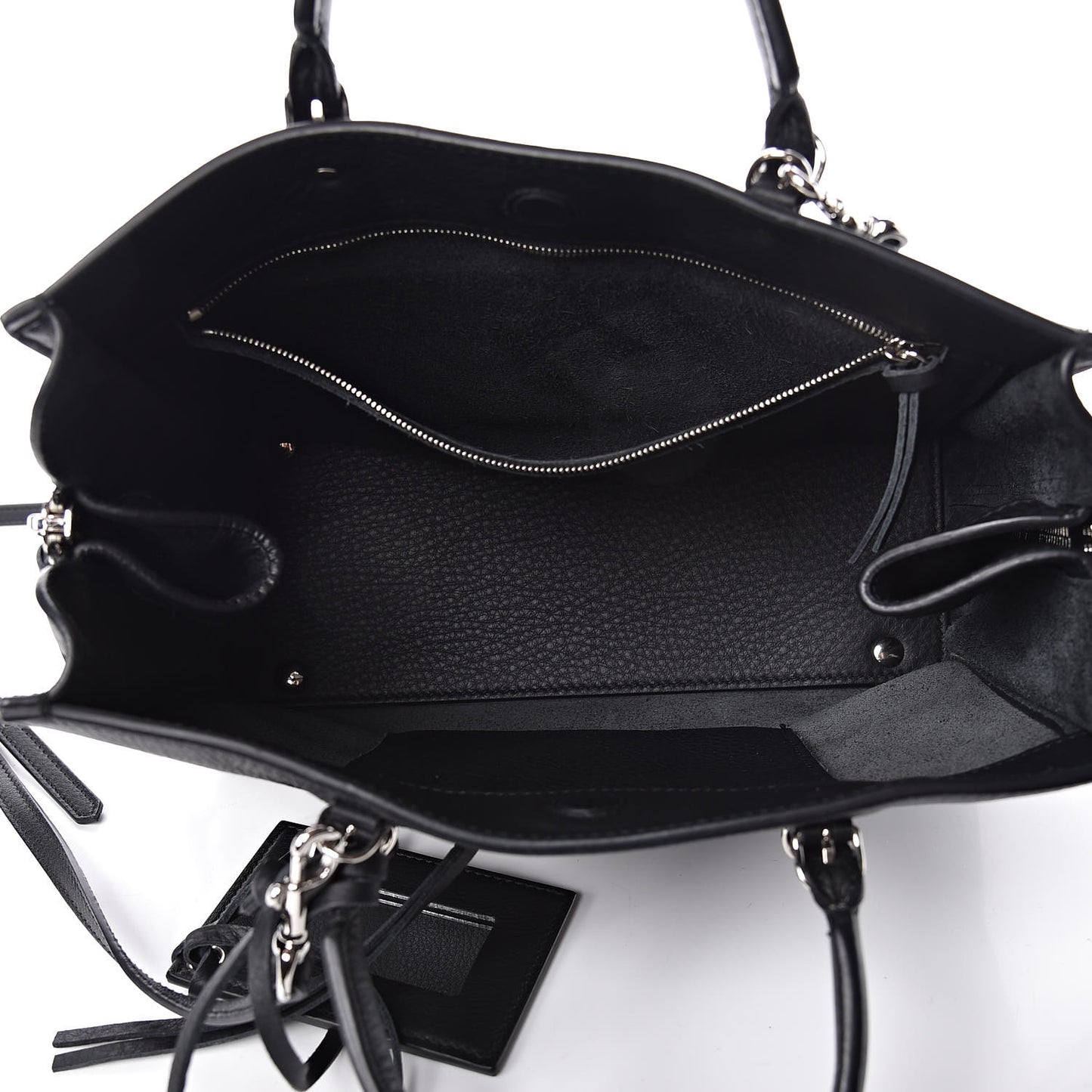 Veau Papier A6 Zip Around Tote Black