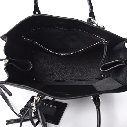 Balenciaga Veau Papier A6 Zip Around Tote Black 5 of 8