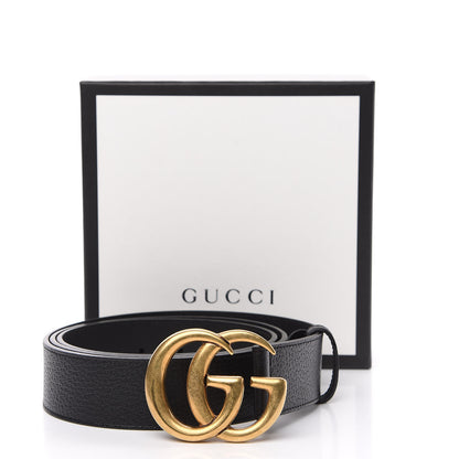 Gucci Textured Calfskin Double G 40mm Belt 115 46 Black 5 of 5