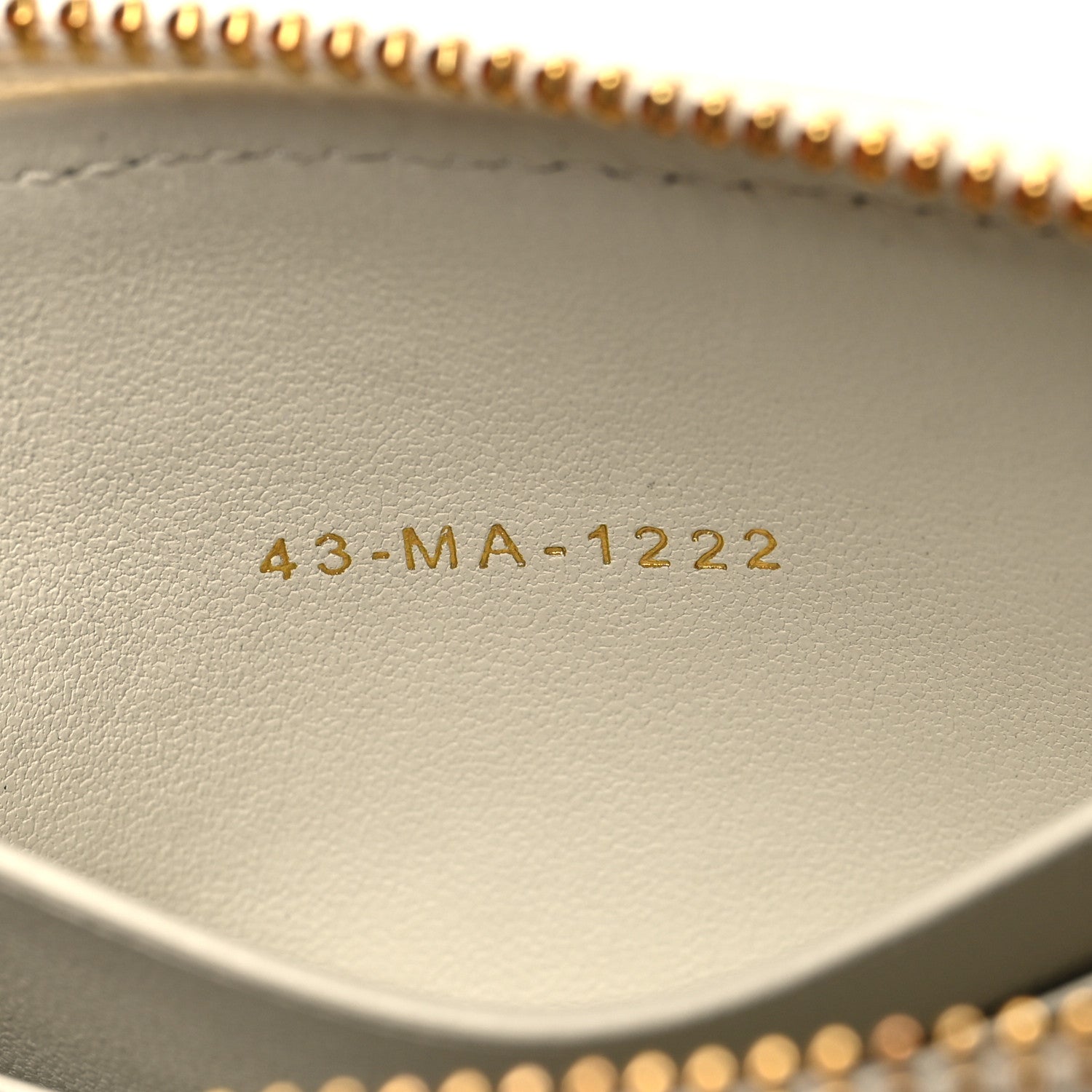 Christian Dior Supple Calfskin Cannage Caro Pouch with Chain Latte 8 of 11