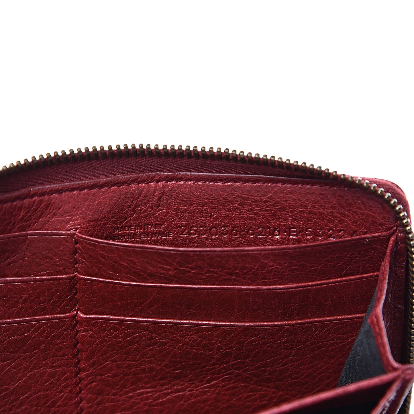 Agneau Classic Hardware Continental Zip Around Wallet Rouge Cerise