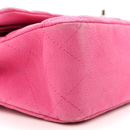 Chanel Iridescent Caviar Quilted Medium Double Flap Pink 9 of 16