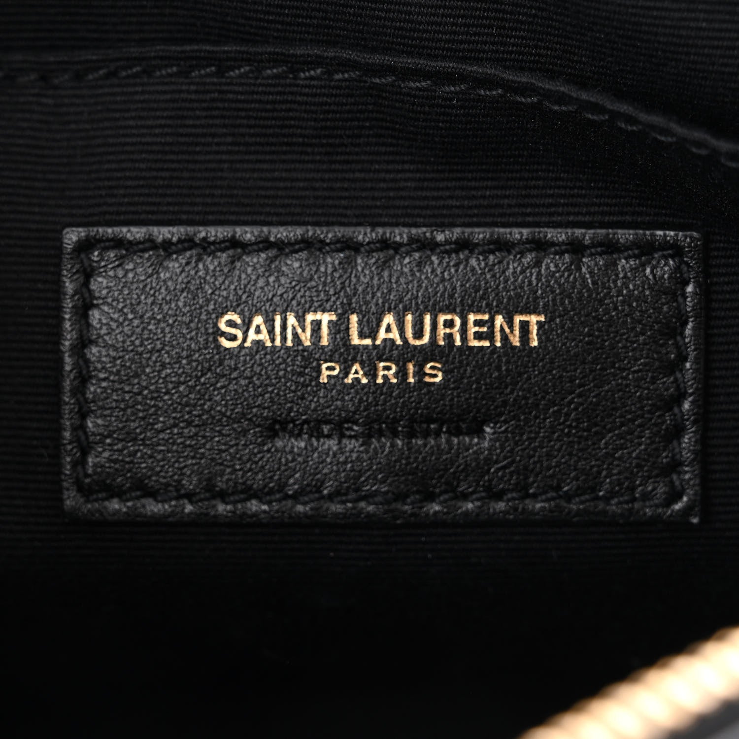 Saint Laurent Calfskin Matelasse Monogram Lou Belt Bag Black 6 of 10