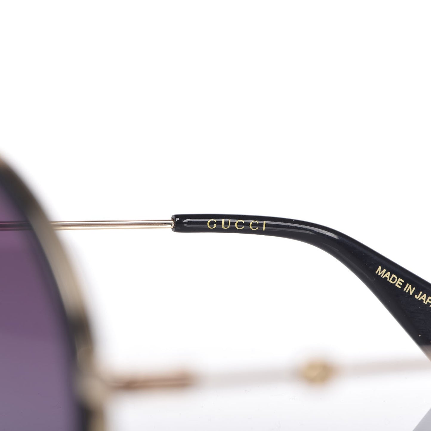 Round Frame Sunglasses GG0061S Black