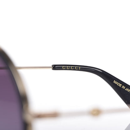 Gucci Round Frame Sunglasses GG0061S Black 6 of 9