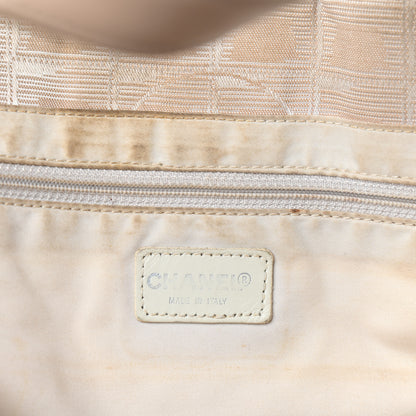 Chanel Nylon Medium Travel Tote Beige 6 of 11