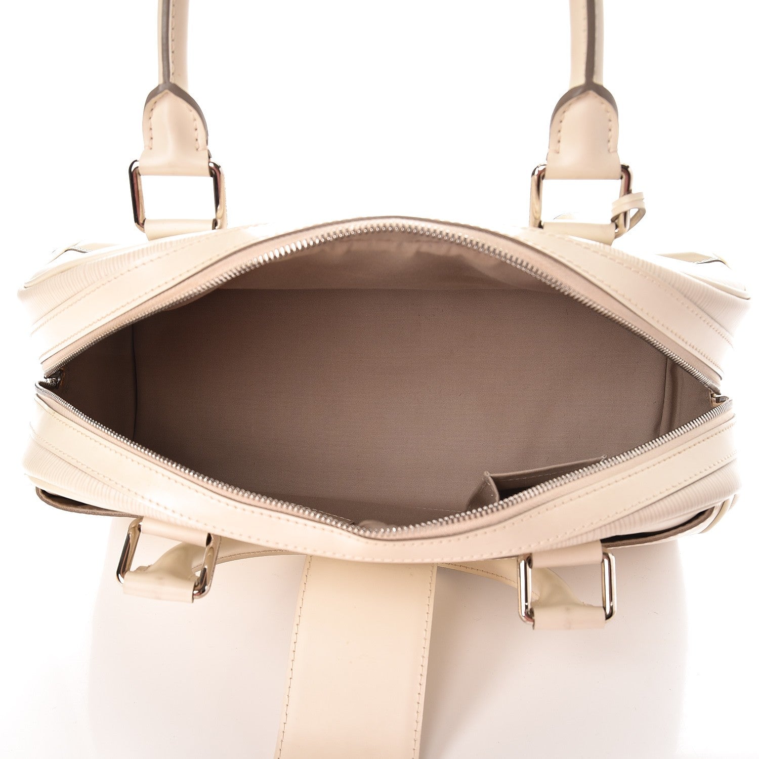 Louis Vuitton Epi Bowling Montaigne GM Ivory 5 of 12