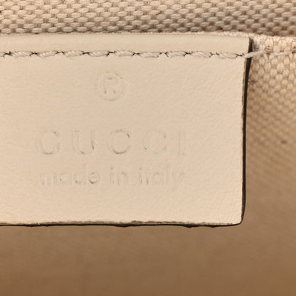 Gucci Calfskin Bamboo Web Medium Dionysus Top Handle Bag White Blue Hibiscus Red 6 of 11