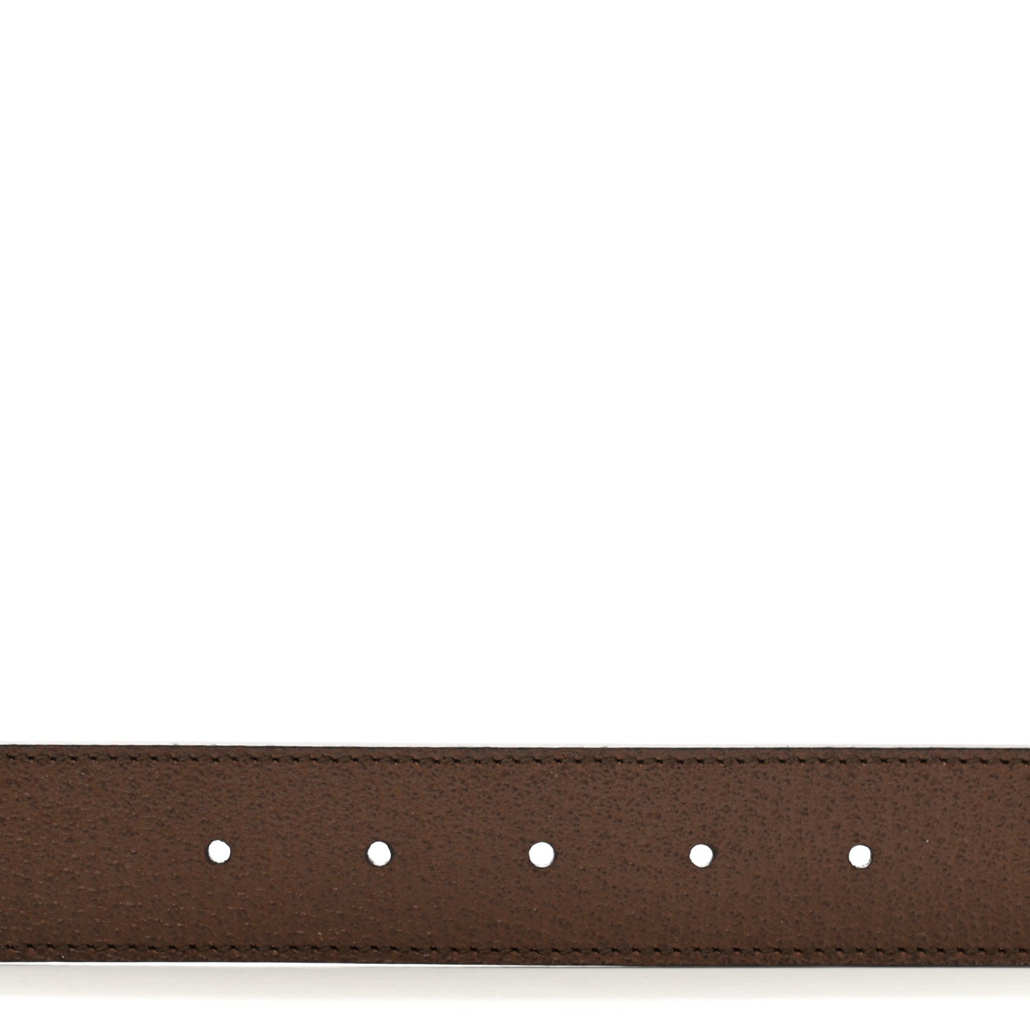 Gucci Supreme Monogram Calfskin Square G 35mm Belt 95 38 Brown 5 of 8