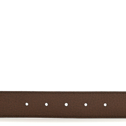 Gucci Supreme Monogram Calfskin Square G 35mm Belt 95 38 Brown 5 of 8