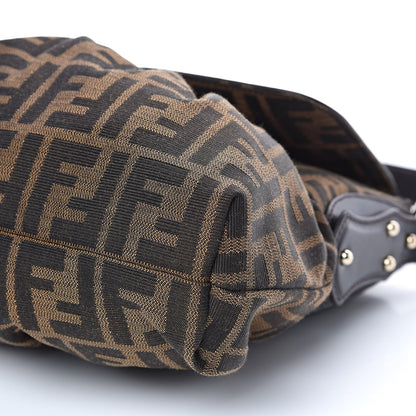 Fendi Zucca Small Chef Shoulder Bag Tobacco 9 of 9