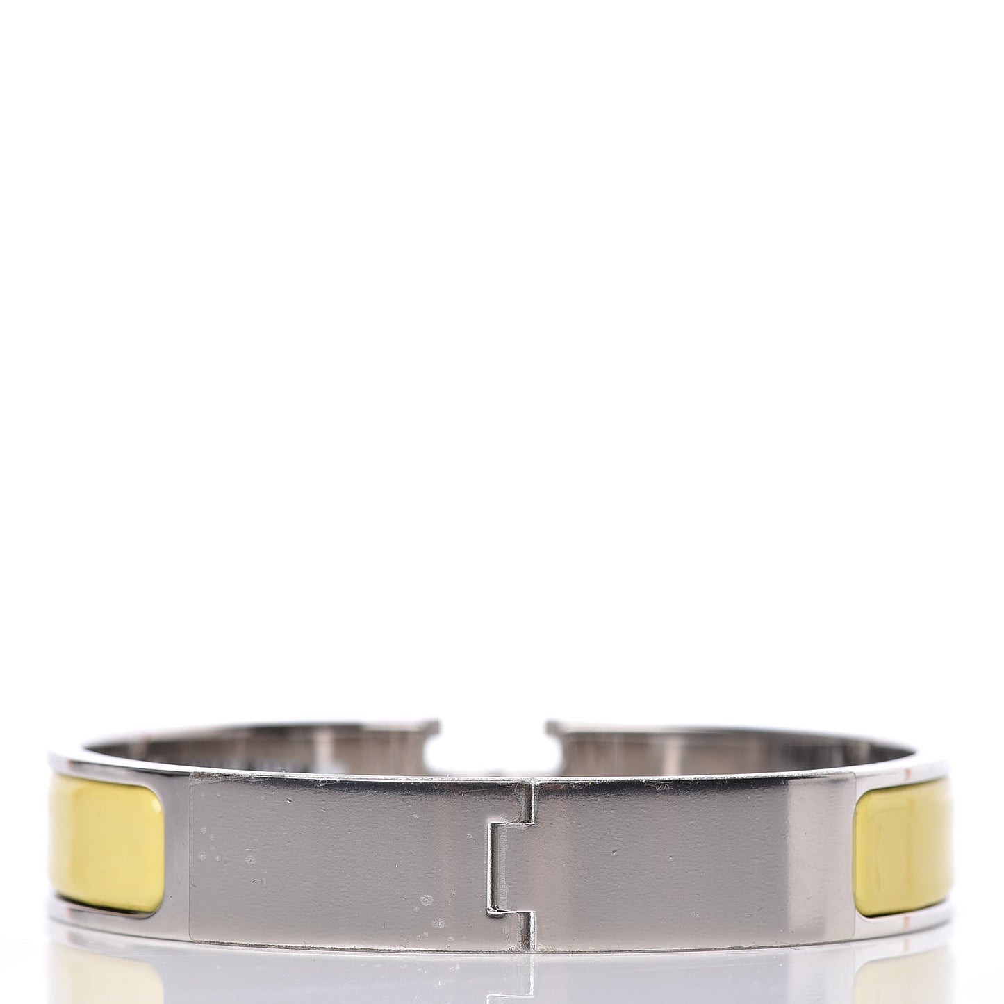 Enamel Narrow Clic Clac H Bracelet GM Jaune D’Or