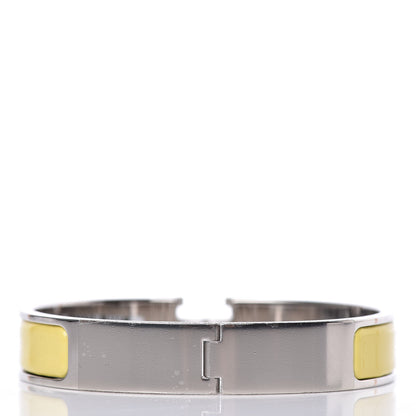 Hermes Enamel Narrow Clic Clac H Bracelet GM Jaune D’Or 3 of 5