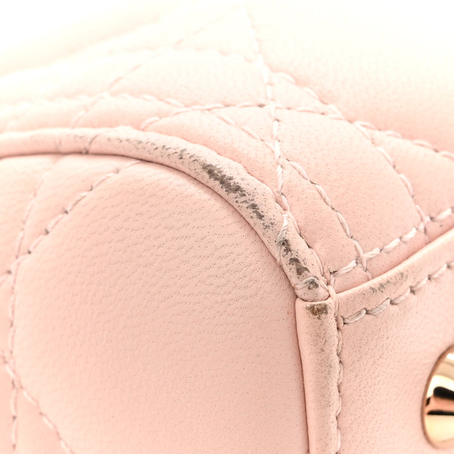 Christian Dior Lambskin Cannage Medium Lady Dior Light Pink 11 of 16