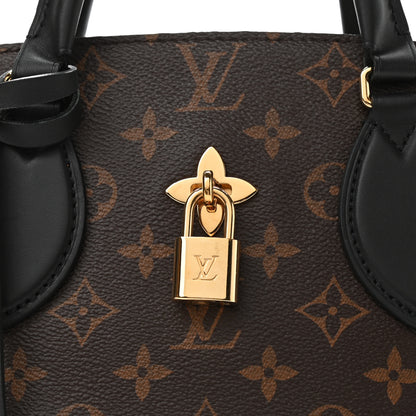 Louis Vuitton Monogram Flower Zipped Tote PM Black 8 of 10