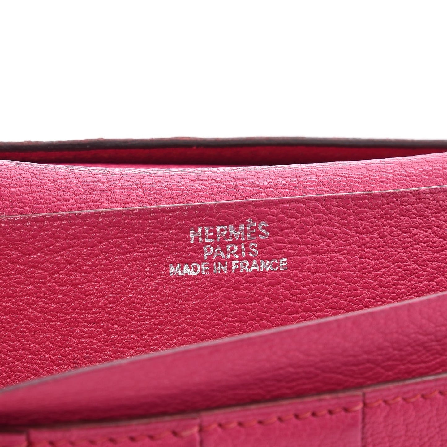 Chevre Mysore Bearn Wallet Rose Shocking