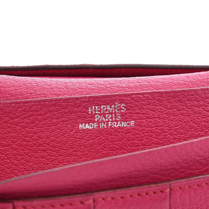 Hermes Chevre Mysore Bearn Wallet Rose Shocking 6 of 11