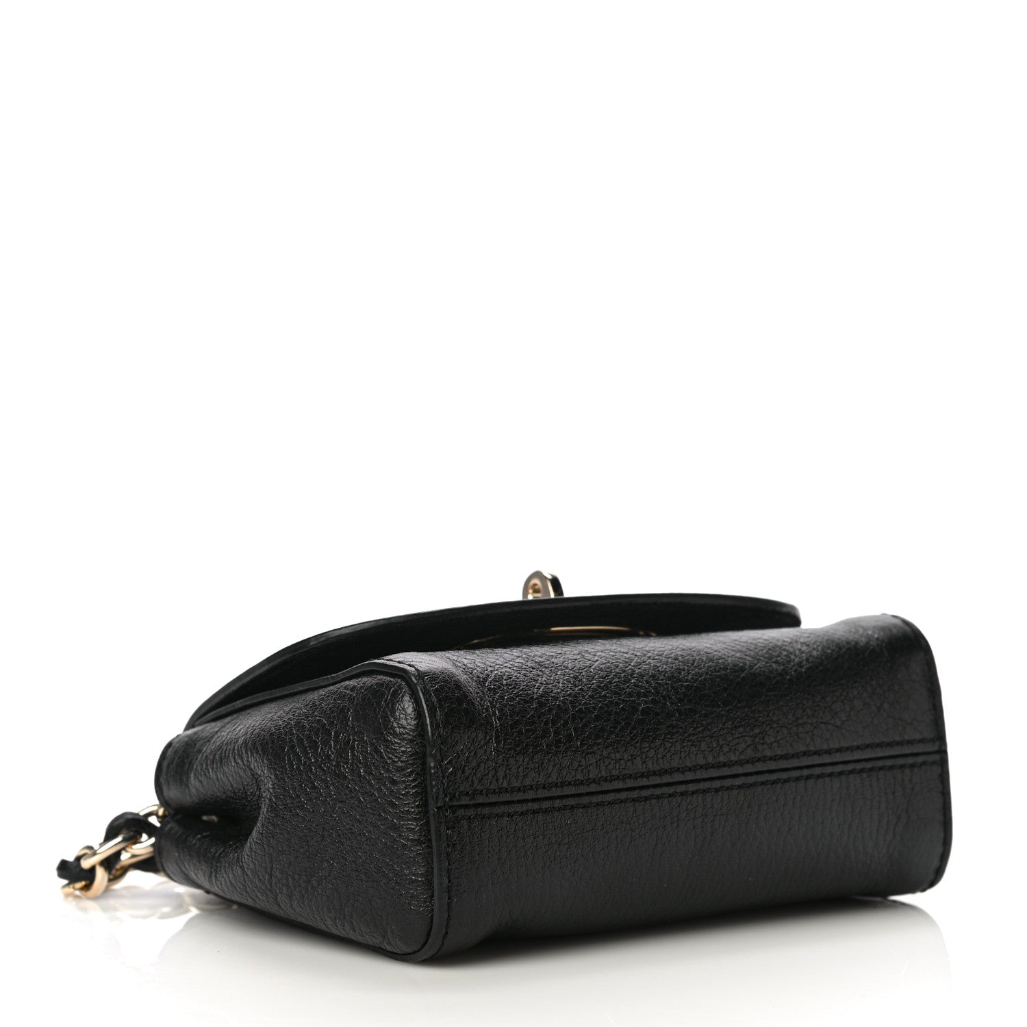 Mulberry Glossy Goatskin Mini Lily Flap Black 4 of 10