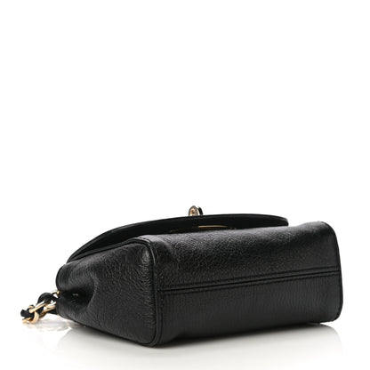 Mulberry Glossy Goatskin Mini Lily Flap Black 4 of 10