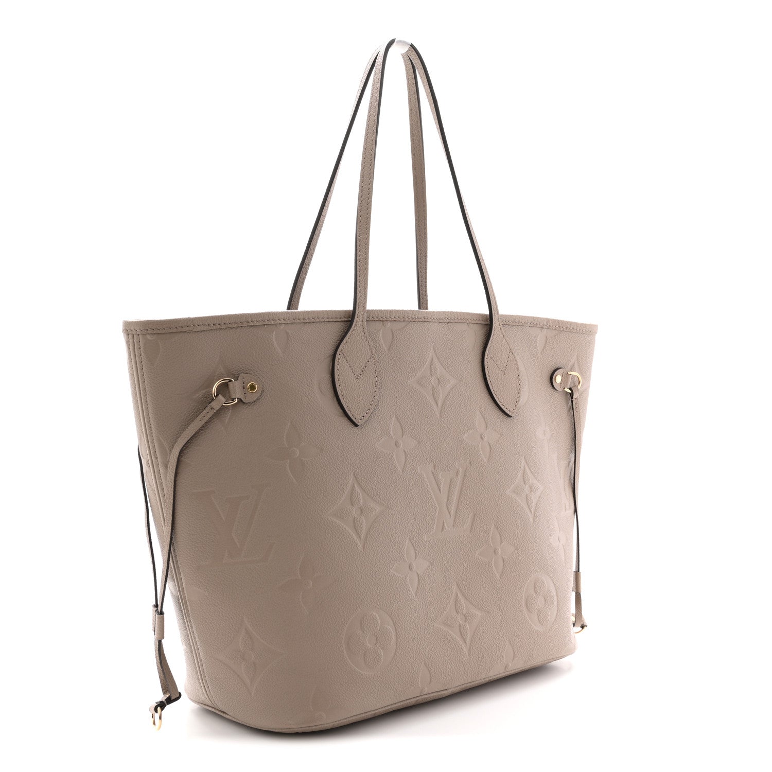 Louis Vuitton Empreinte Monogram Giant Neverfull MM Tourterelle 3 of 9