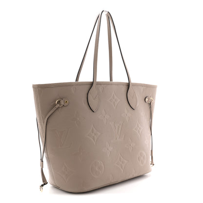 Louis Vuitton Empreinte Monogram Giant Neverfull MM Tourterelle 3 of 9