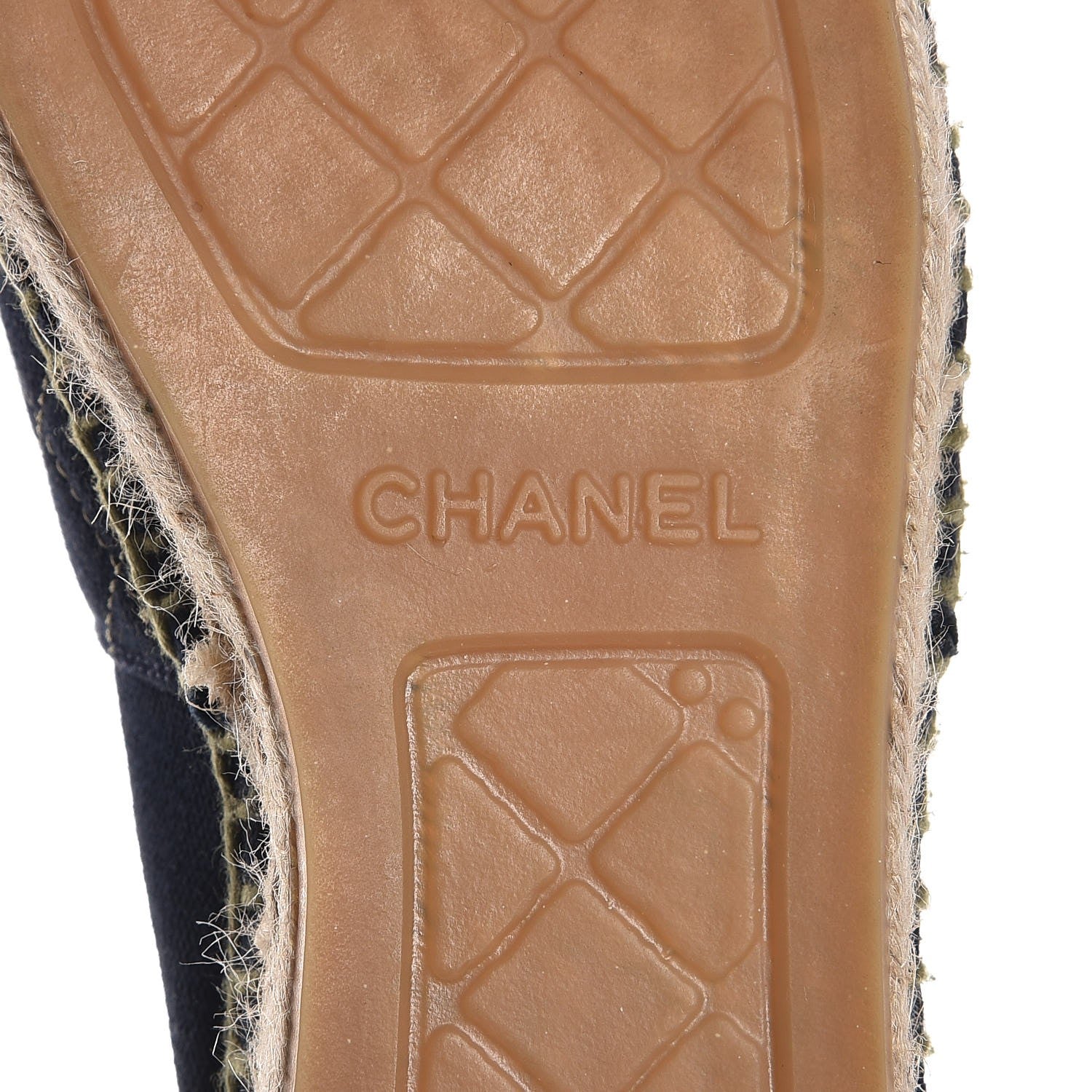 Chanel Fabric CC Espadrilles 38 Blue Green 8 of 12
