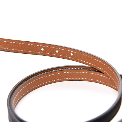 Hermes Swift Epsom 13mm Focus Belt 80 Black Gold 3 of 4