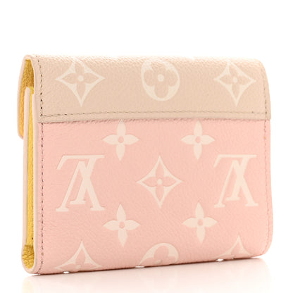 Louis Vuitton Empreinte Monogram Spring In The City Victorine Wallet Pink Beige Yellow 3 of 7