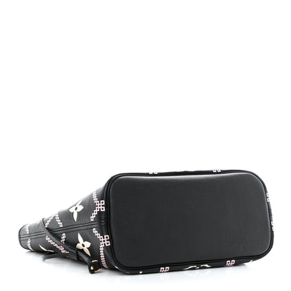 Louis Vuitton Empreinte Monogram Giant Broderies Neverfull MM Black 4 of 11