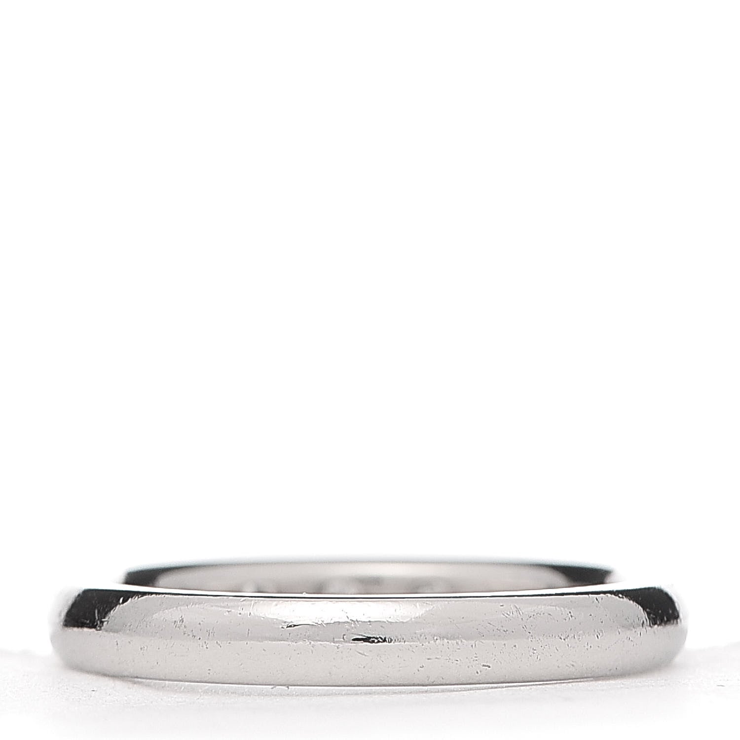 Tiffany Platinum 3 Diamond Elsa Peretti Band Ring 50 5.5 3 of 4