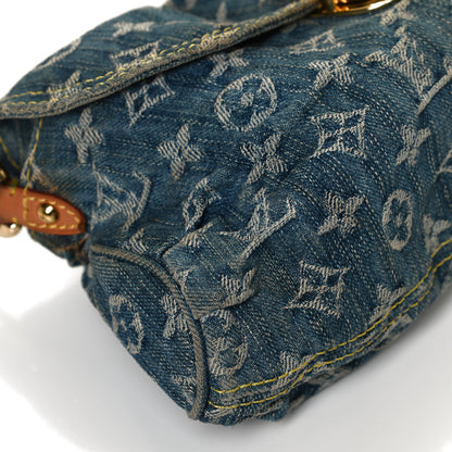 Louis Vuitton Monogram Denim Mini Pleaty Blue 11 of 11