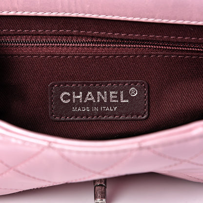 Chanel Glazed Calfskin Quilted Mini Coco Pleats Flap Pink 5 of 10