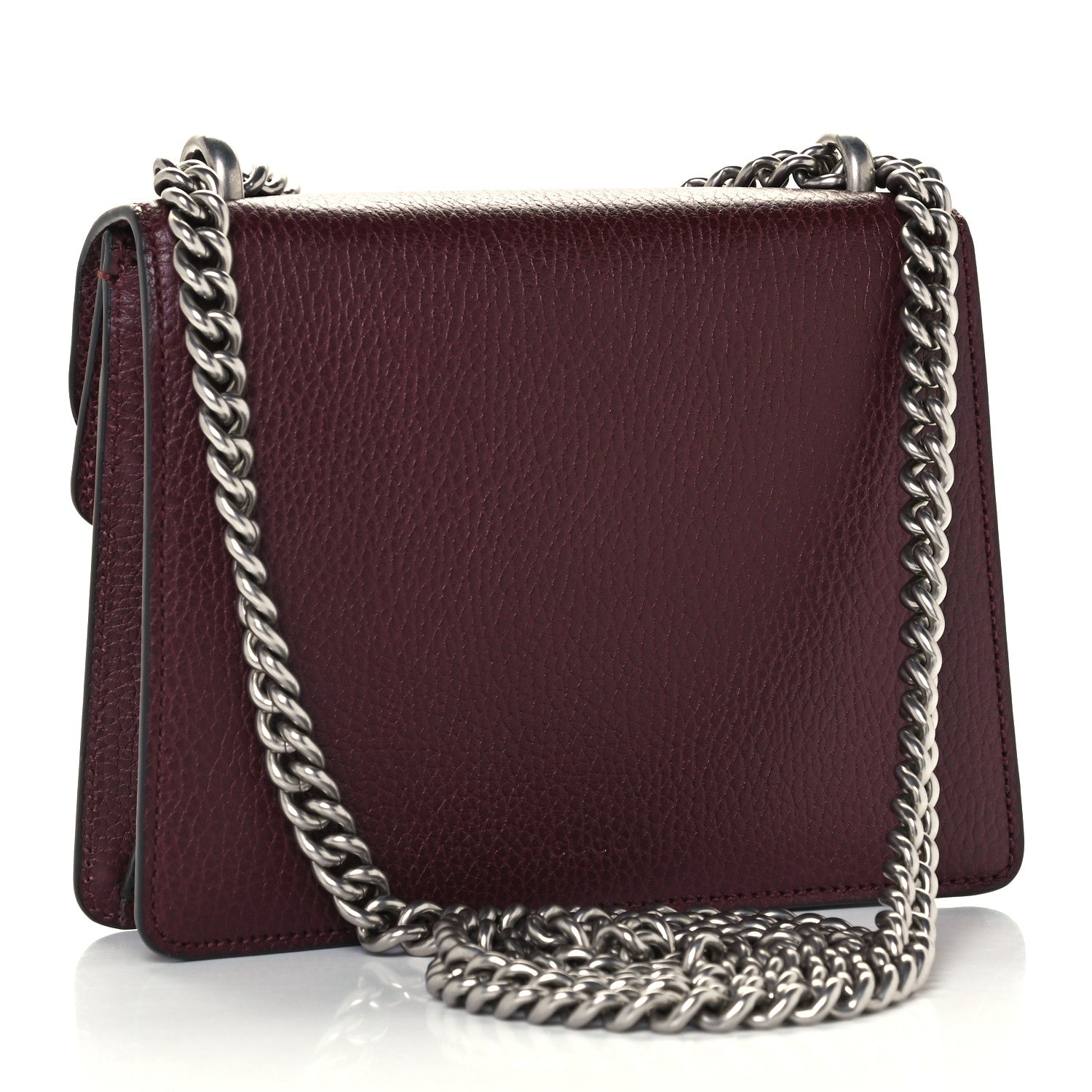 Gucci Dollar Calfskin Crystal Mini Dionysus Shoulder Bag Vintage Bordeaux 3 of 13