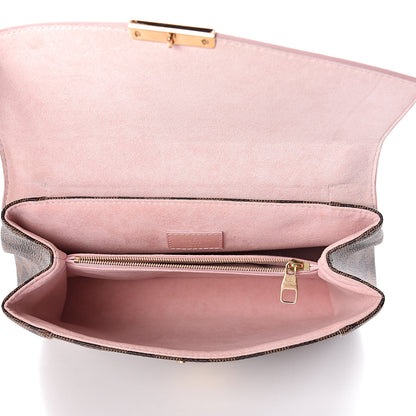Louis Vuitton Damier Ebene Caissa Clutch Rose Ballerine 5 of 10