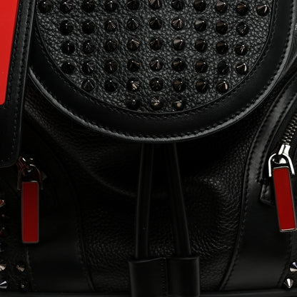 Christian Louboutin Calfskin Spiked Small Explorafunk Backpack Black 7 of 10
