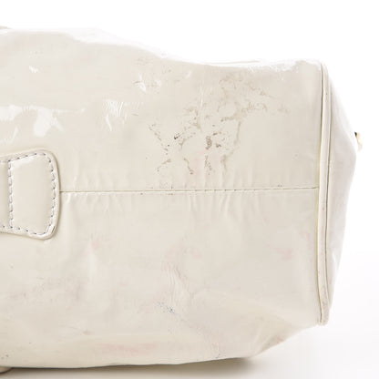 Jimmy Choo Patent Riki Bag White 15 of 21