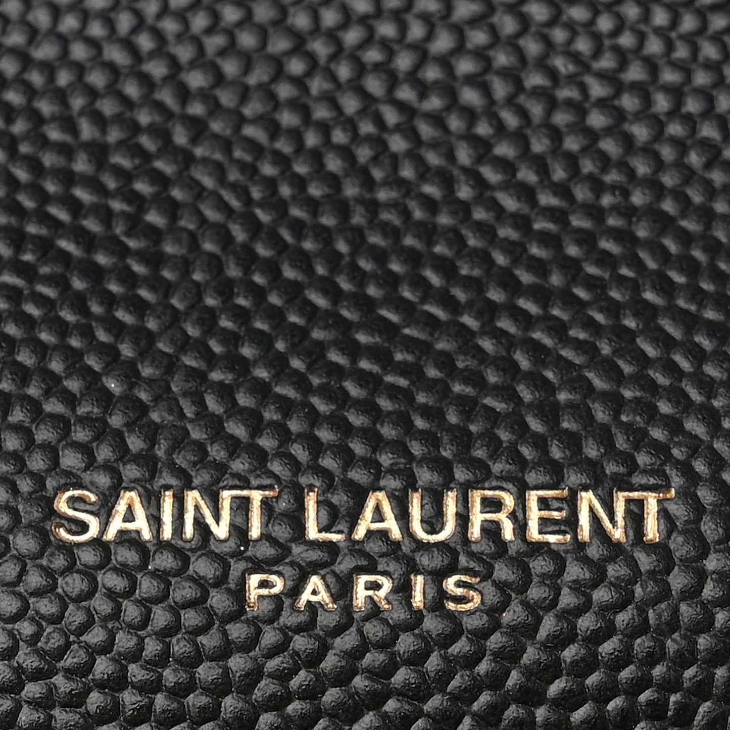 Grain De Poudre Matelasse Chevron Monogram Flap Wallet Black
