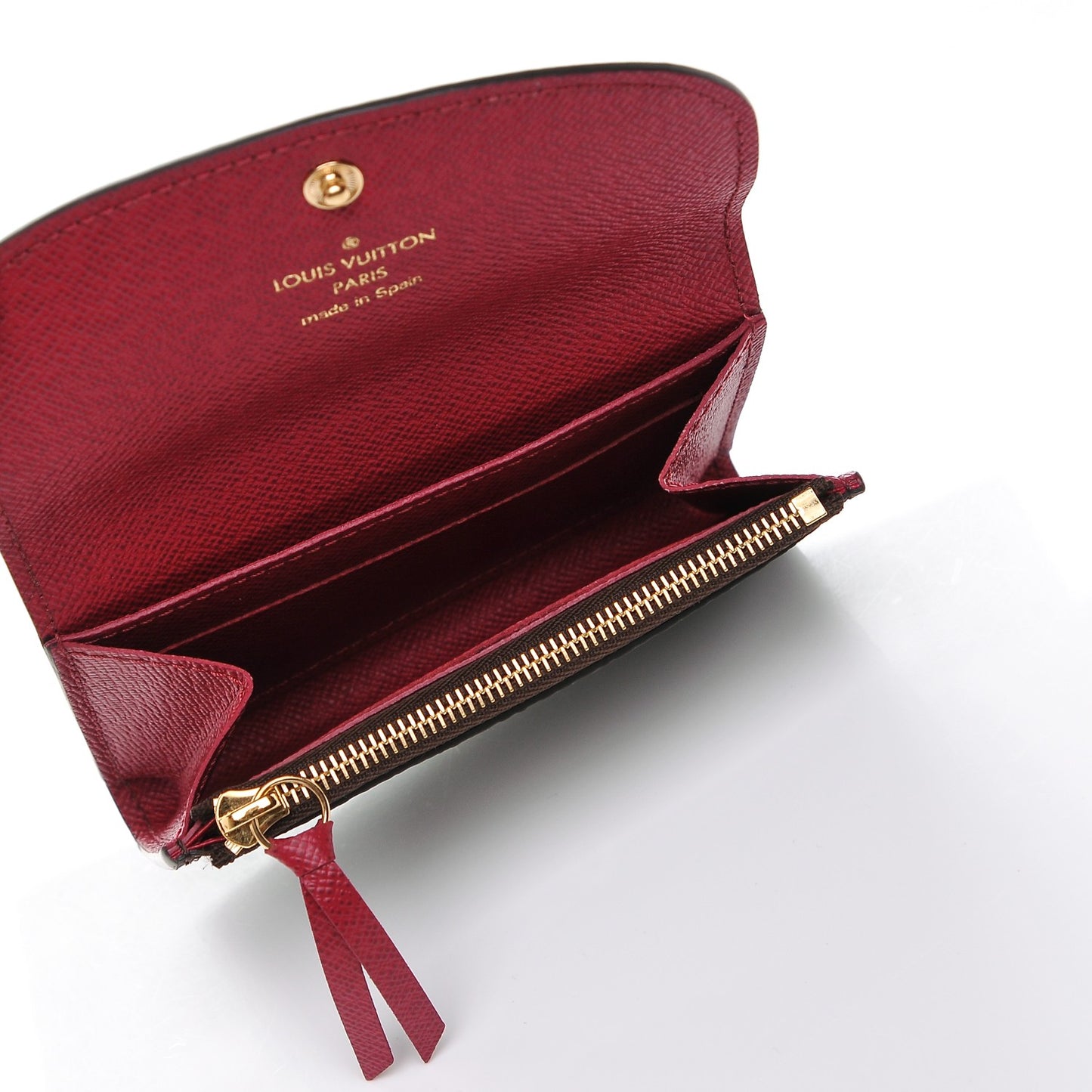 Monogram Rosalie Coin Purse Fuchsia