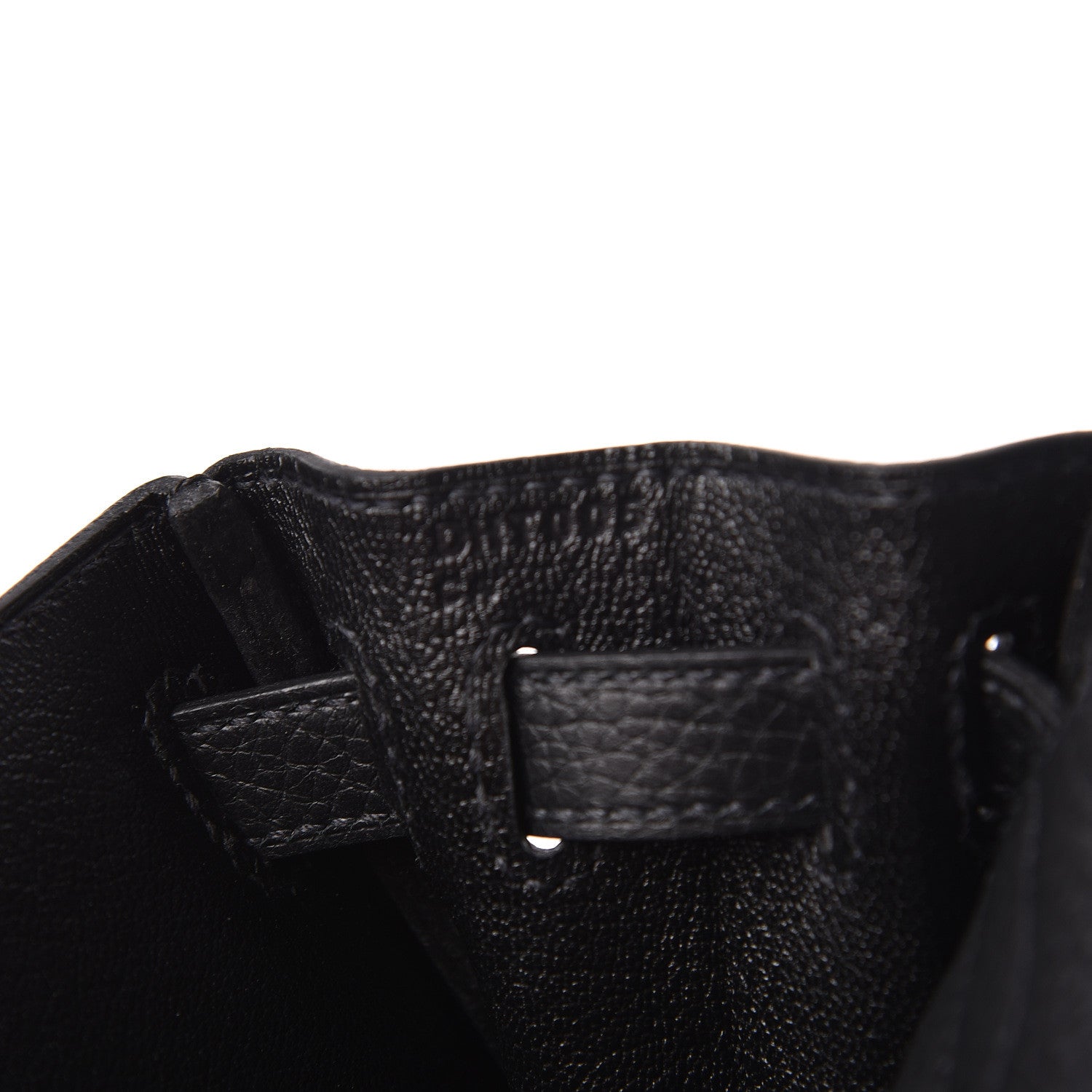 Hermes Taurillon Clemence Kelly Ado Backpack Black 10 of 13