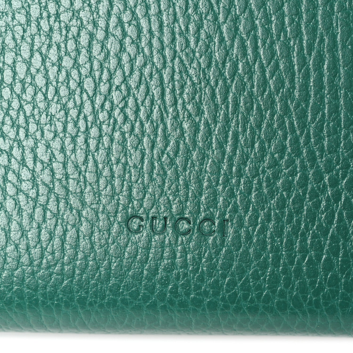 Gucci Calfskin Mini Dionysus Chain Wallet Emerald 7 of 11