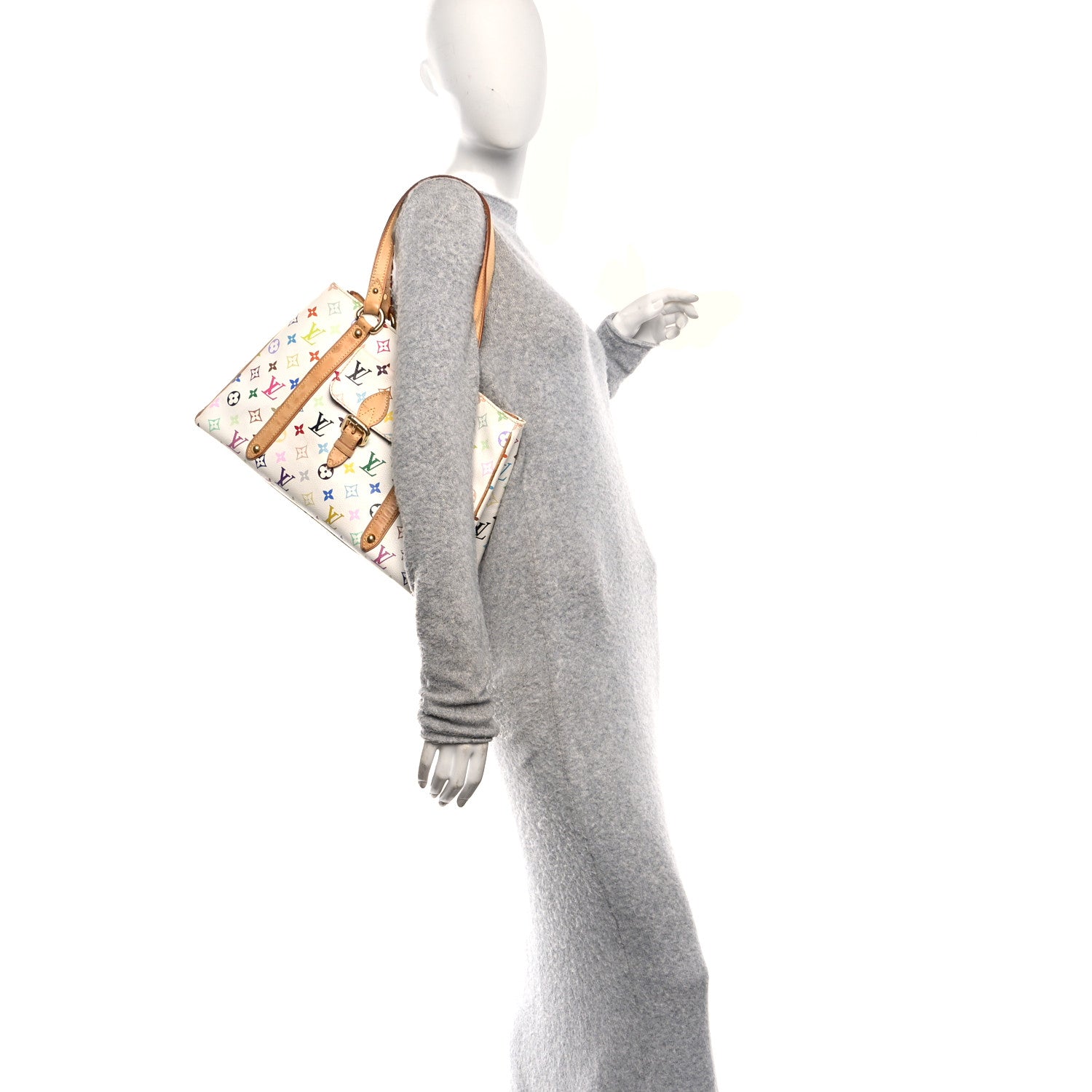 Louis Vuitton Monogram Multicolor Aurelia MM White 2 of 11