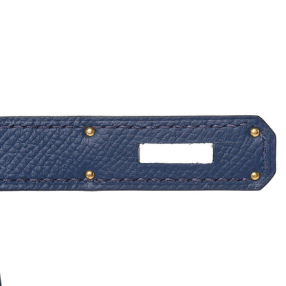 Hermes Epsom Kelly Sellier 28 Bleu De Malte 12 of 36