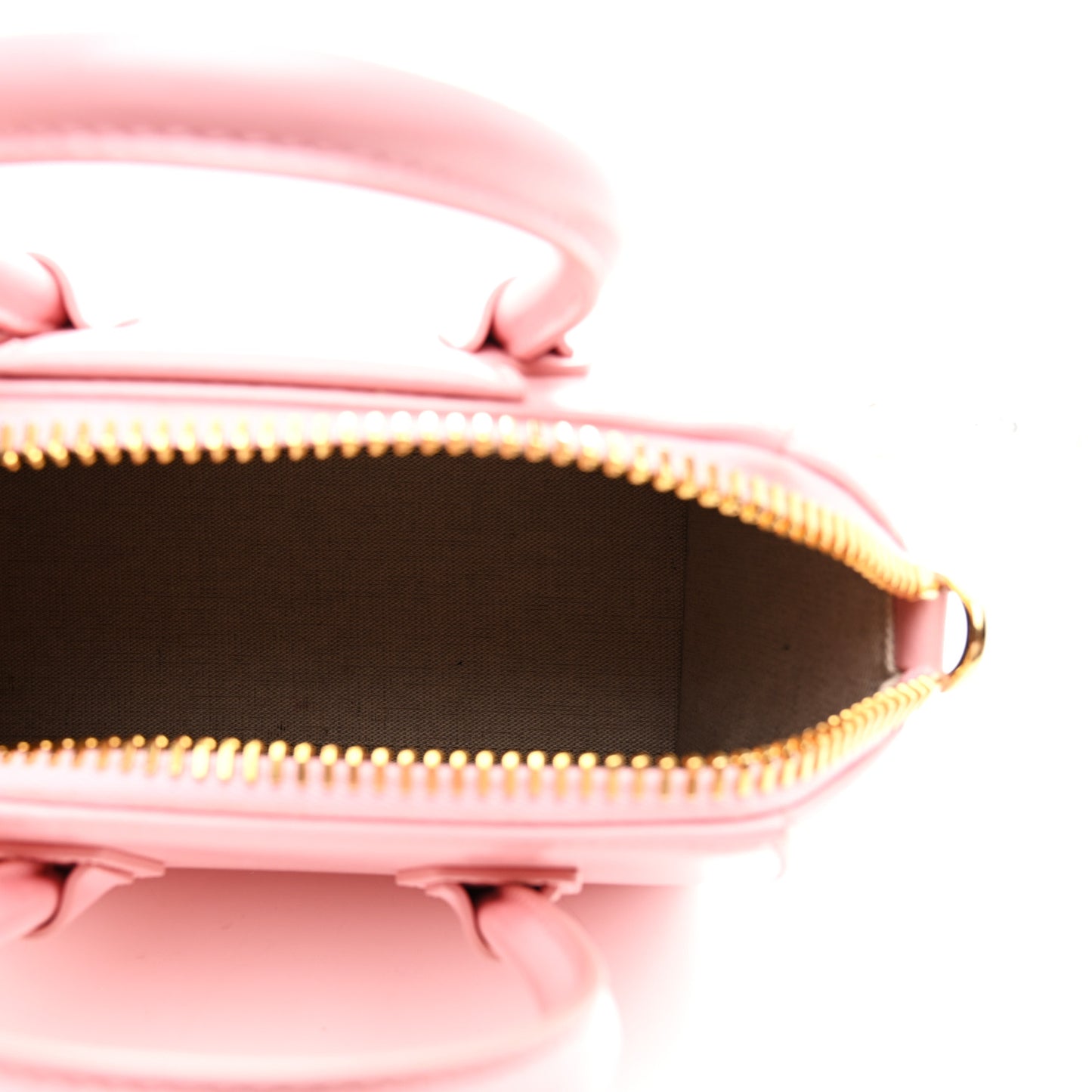 Shiny Lord Calfskin Mini Antigona Flamingo