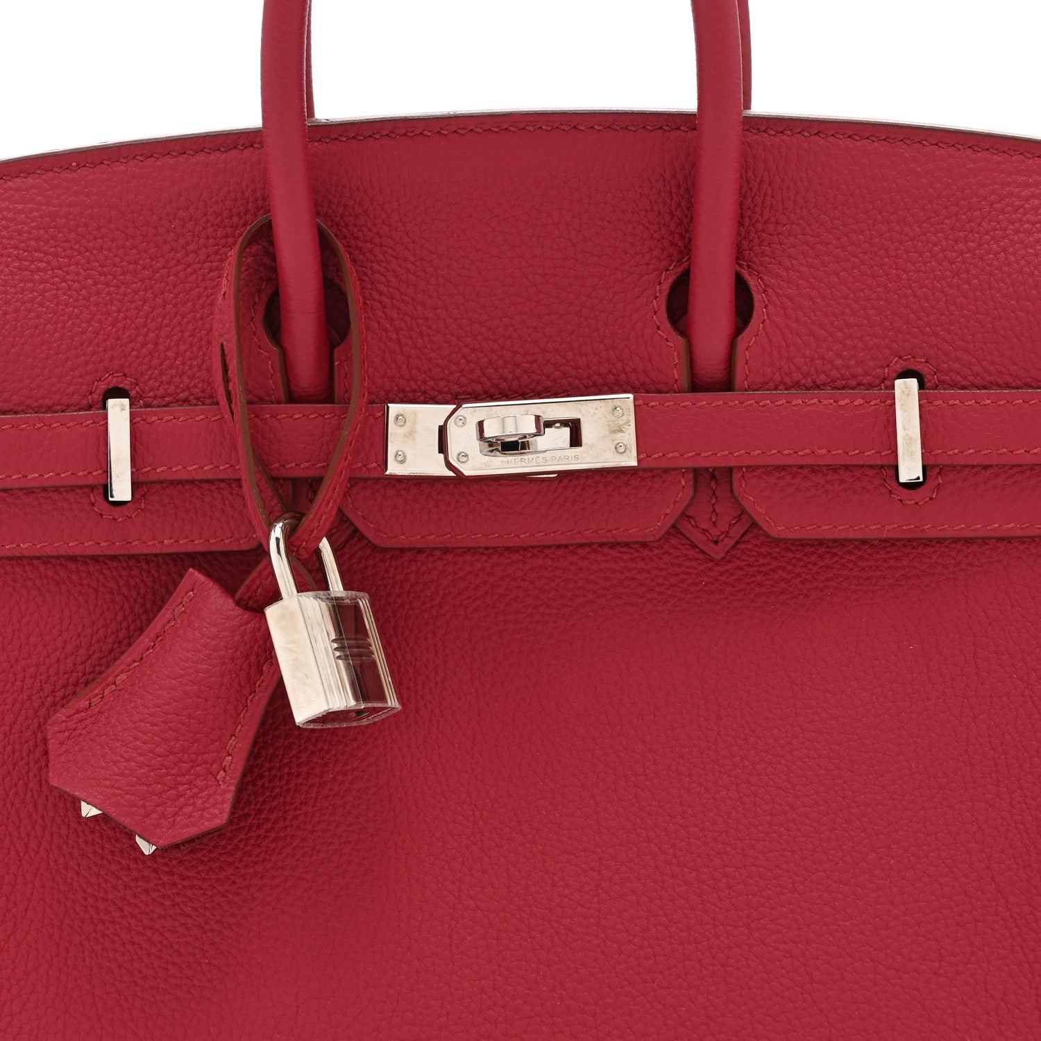 Hermes Togo Birkin 25 Rouge Grenat 8 of 10
