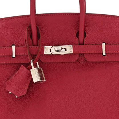 Hermes Togo Birkin 25 Rouge Grenat 8 of 10