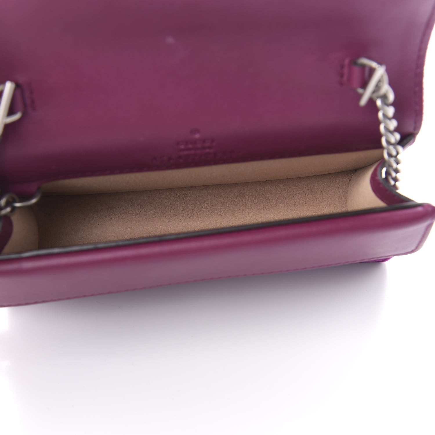 Gucci Velvet Super Mini Dionysus Shoulder Bag Fuchsia Violet Cyclamen 5 of 10