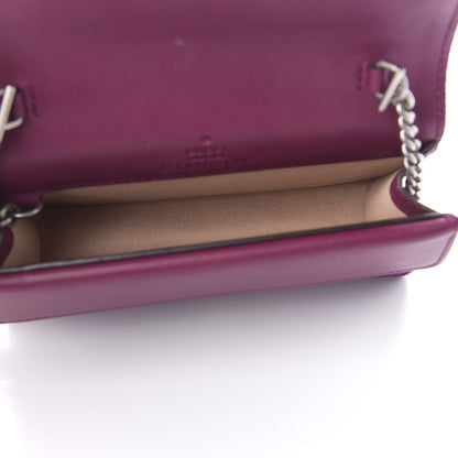 Gucci Velvet Super Mini Dionysus Shoulder Bag Fuchsia Violet Cyclamen 5 of 10