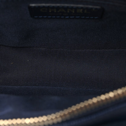 Chanel Caviar Quilted Waist Bag With Pouch Blue 6 of 10