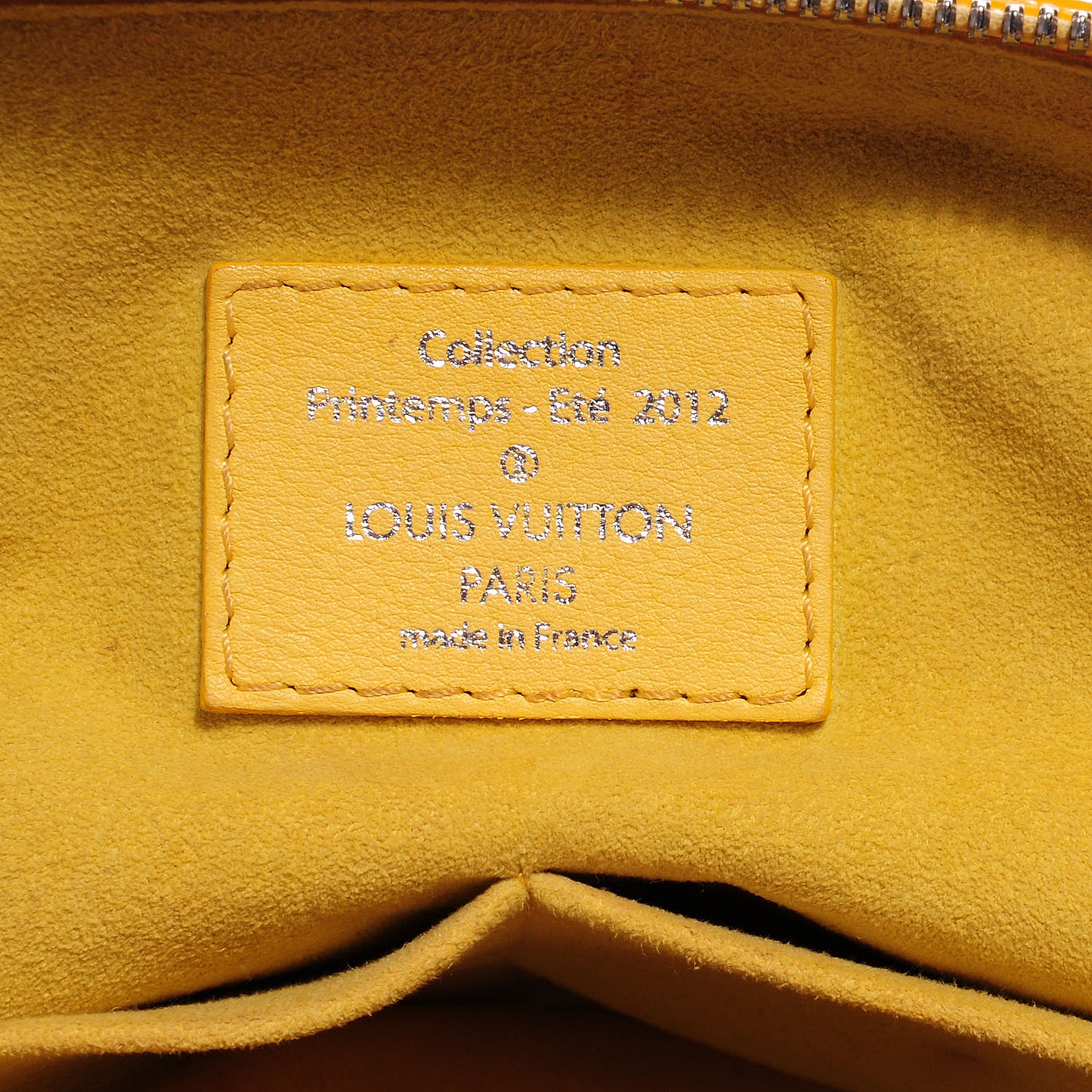 Monogram Denim Speedy Round Yellow